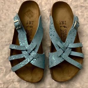 Birkis by Birkenstock Mahe Glitter Sandal size 38
